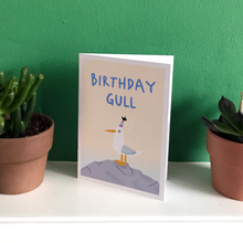 Load image into Gallery viewer, Birthday Gull - A6 Greetings card
