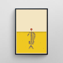 Load image into Gallery viewer, Flower Skeleton Root Scene Poster