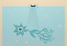 Load image into Gallery viewer, Flower Colossal Squid Scene Poster