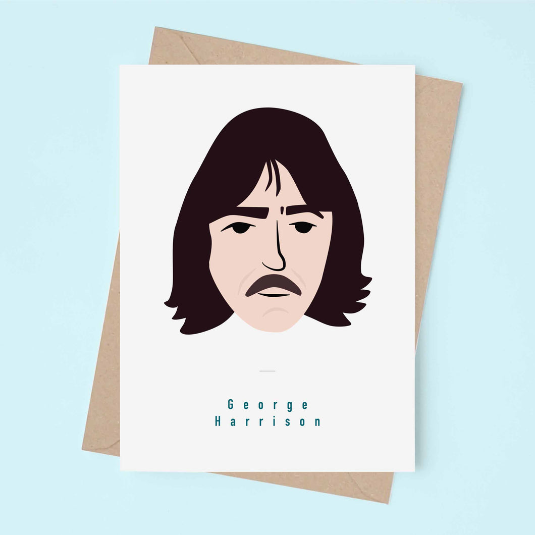 George Harrison - Greeting Card
