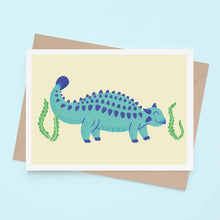 Load image into Gallery viewer, Ankylosaurus - Greeting Card
