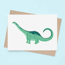 Load image into Gallery viewer, Apatosaurus - Greeting Card
