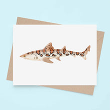 Load image into Gallery viewer, Leopard Shark | Houndshark - Greeting Card
