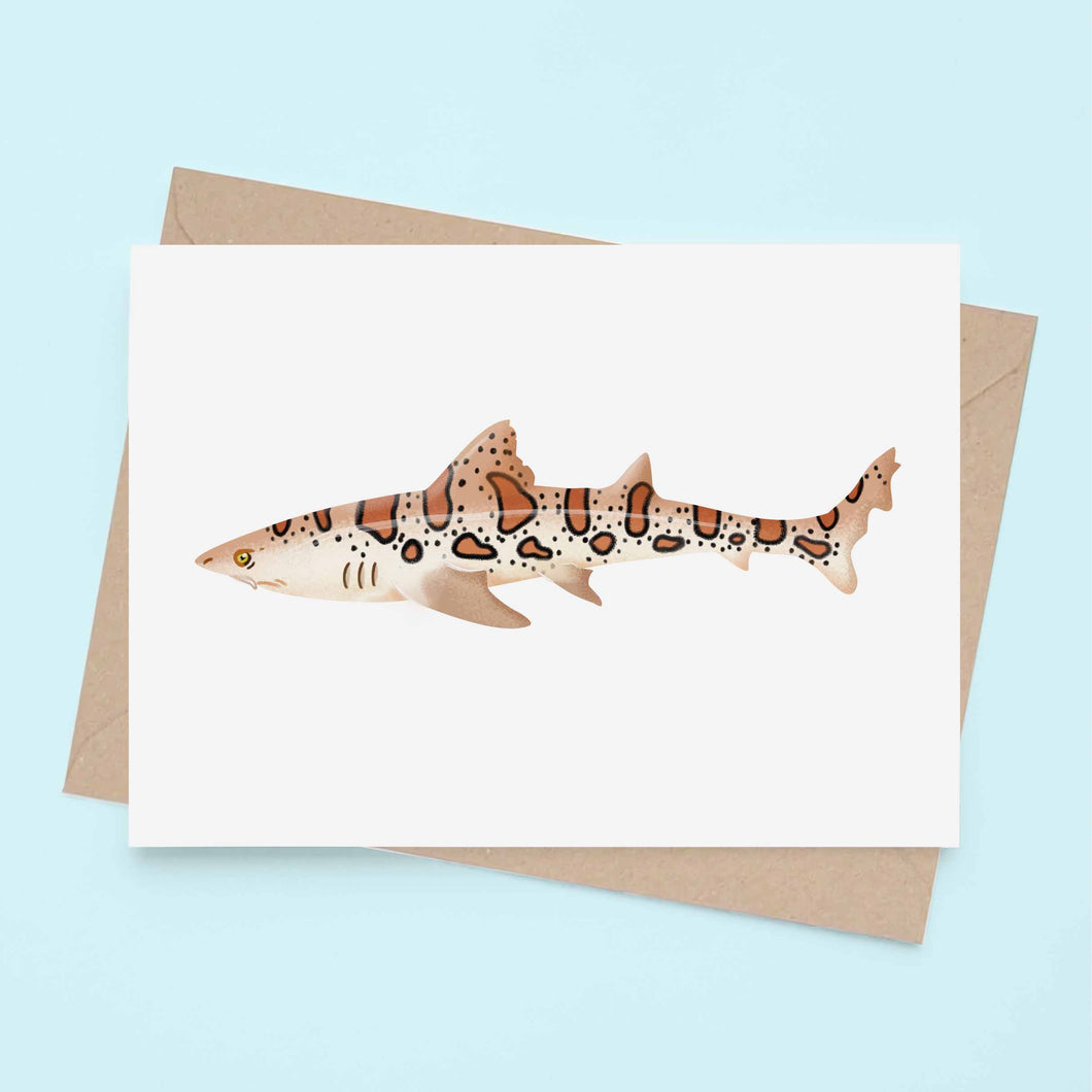 Leopard Shark | Houndshark - Greeting Card