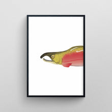 Load image into Gallery viewer, Sockeye Salmon head - Limited Print
