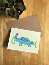 Load image into Gallery viewer, Ankylosaurus - Greeting Card
