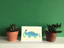 Load image into Gallery viewer, Ankylosaurus - Greeting Card
