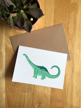 Load image into Gallery viewer, Apatosaurus - Greeting Card
