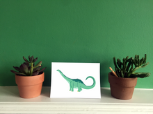 Load image into Gallery viewer, Apatosaurus - Greeting Card
