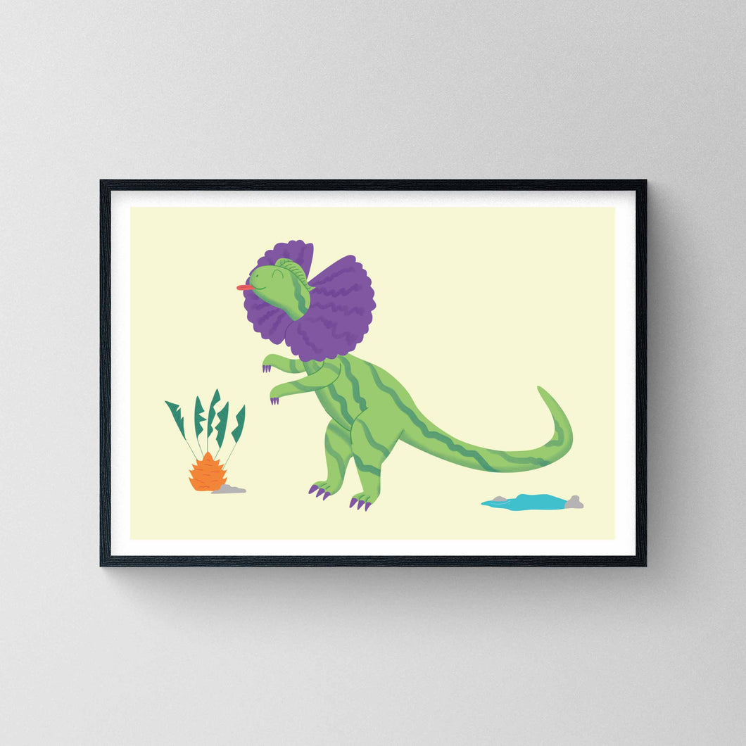 Dilophosaurus Print