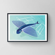 Load image into Gallery viewer, Flying Fish Print
