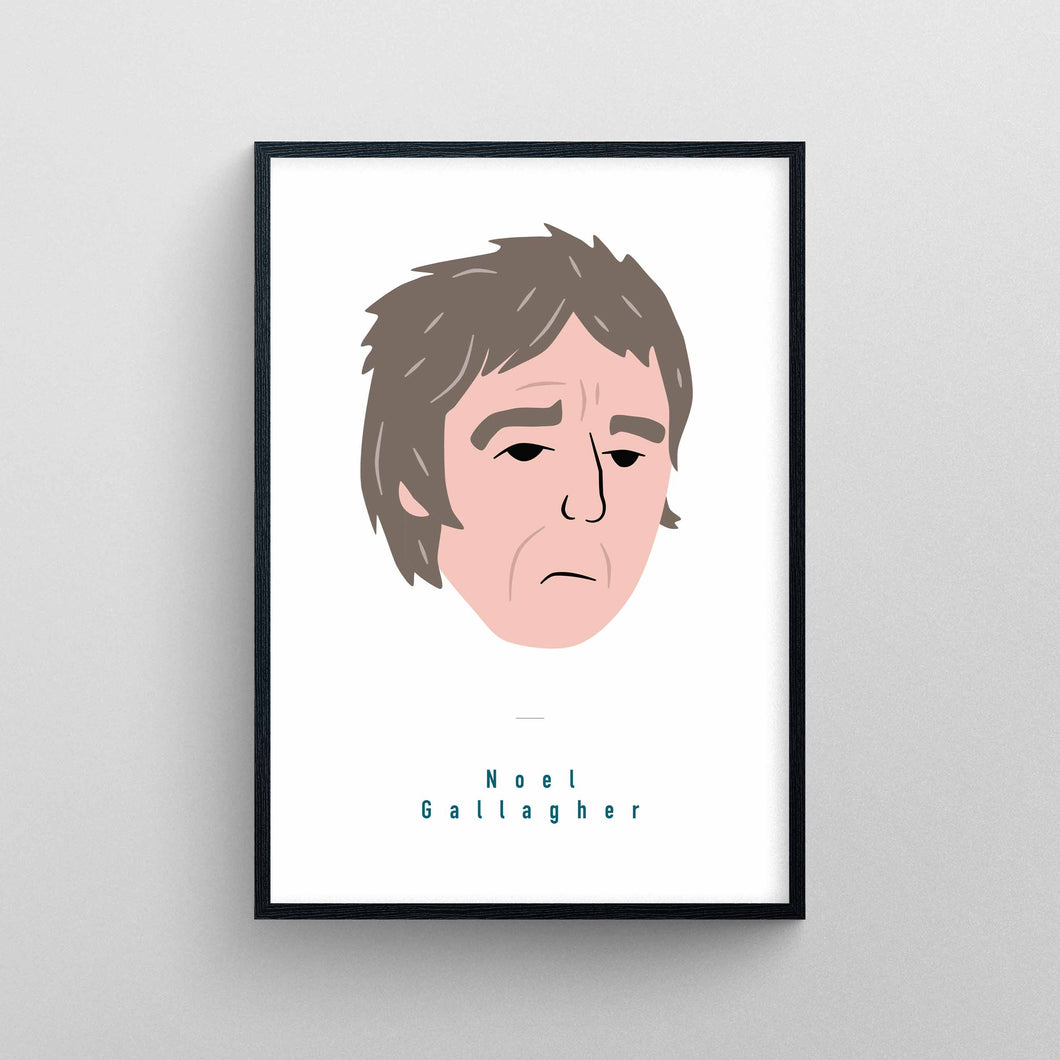 Noel Gallagher Print