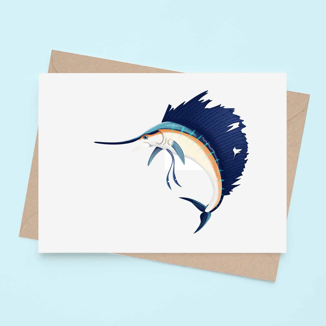 Sailfish - Greeting Card