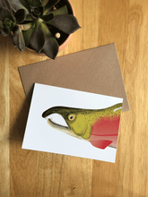 Load image into Gallery viewer, Salmon Limited Edition - Greeting Card
