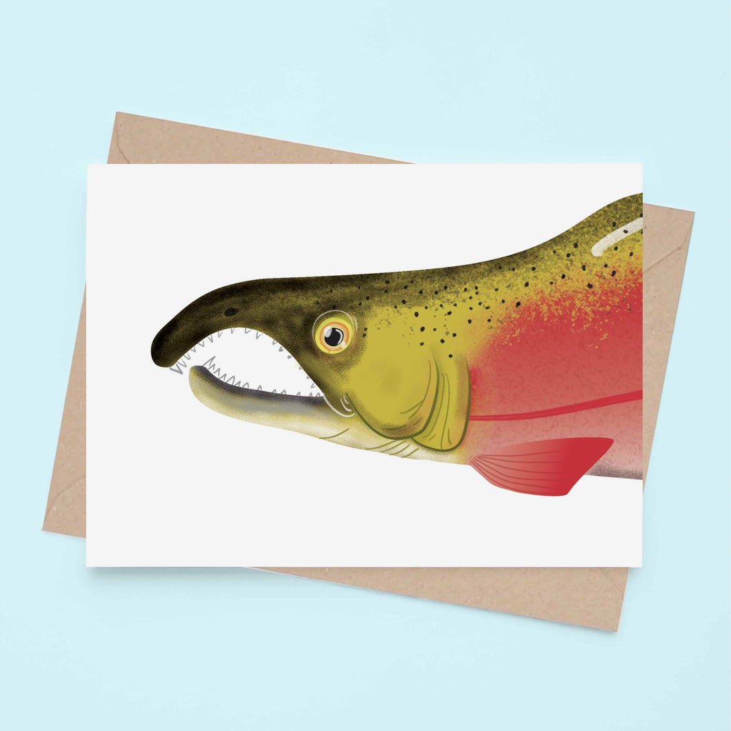 Salmon Limited Edition - Greeting Card