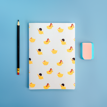 Load image into Gallery viewer, Disco Rubber Ducks Pattern Notebook (Seconds)
