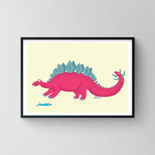 Load image into Gallery viewer, Stegosaurus Print,
