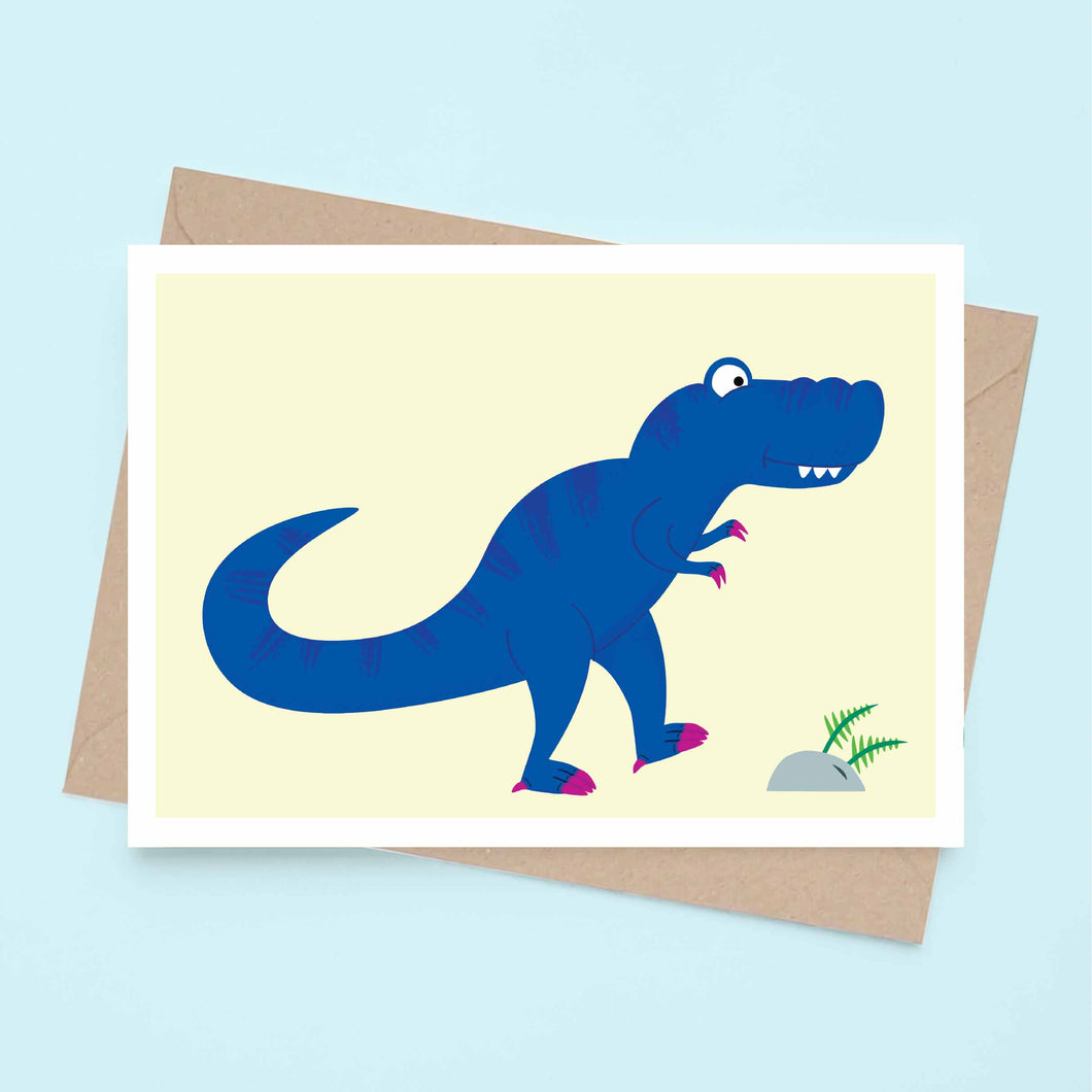 T- Rex - Greetings Card