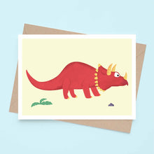 Load image into Gallery viewer, Triceratops - Greeting Card
