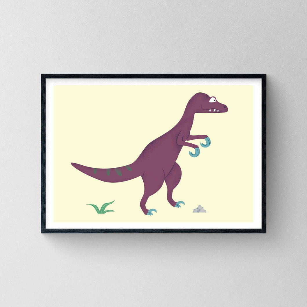 Velociraptor Print