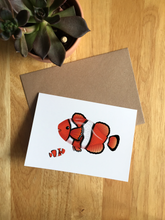 Load image into Gallery viewer, Clownfish - Greeting Card
