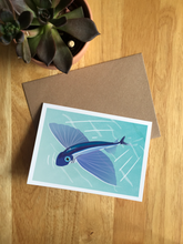 Load image into Gallery viewer, Flying fish - Greeting Card
