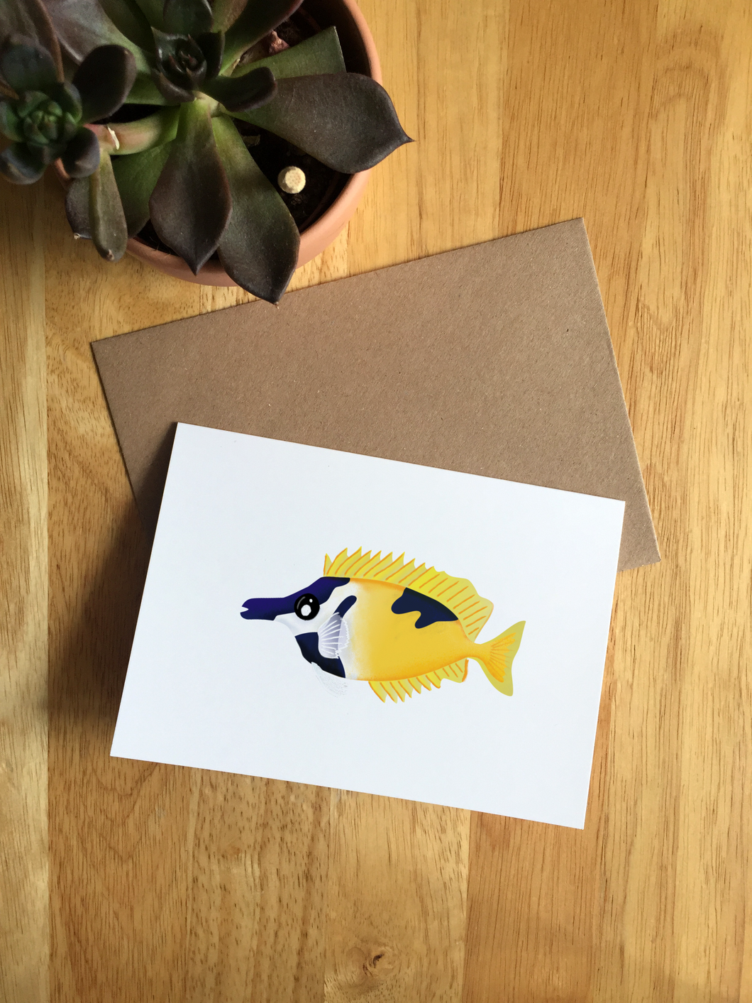 Foxface Rabbitfish - Greeting Card