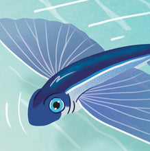 Load image into Gallery viewer, Flying Fish Print
