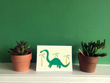 Load image into Gallery viewer, Brontosaurus - Greeting Card
