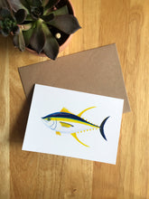 Load image into Gallery viewer, Yellowfin Tuna - Greeting Card
