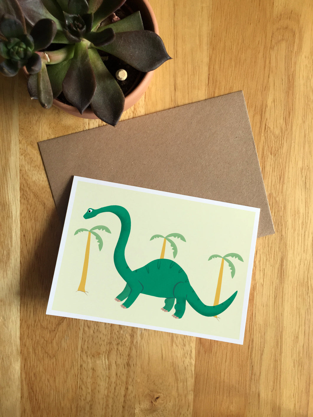 Brontosaurus - Greeting Card