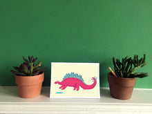 Load image into Gallery viewer, Stegosaurus - Greeting Card
