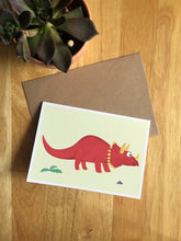 Load image into Gallery viewer, Triceratops - Greeting Card
