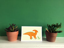 Load image into Gallery viewer, Parasaurolophus - Greeting Card
