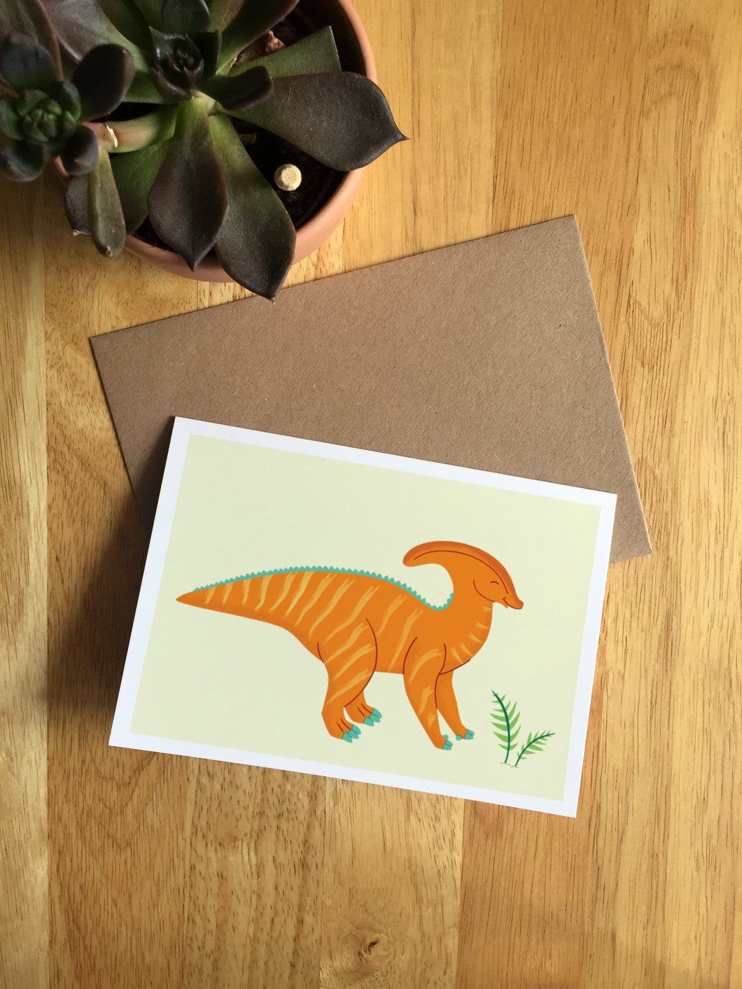 Parasaurolophus - Greeting Card