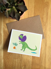 Load image into Gallery viewer, Dilophosaurus - Greeting Card
