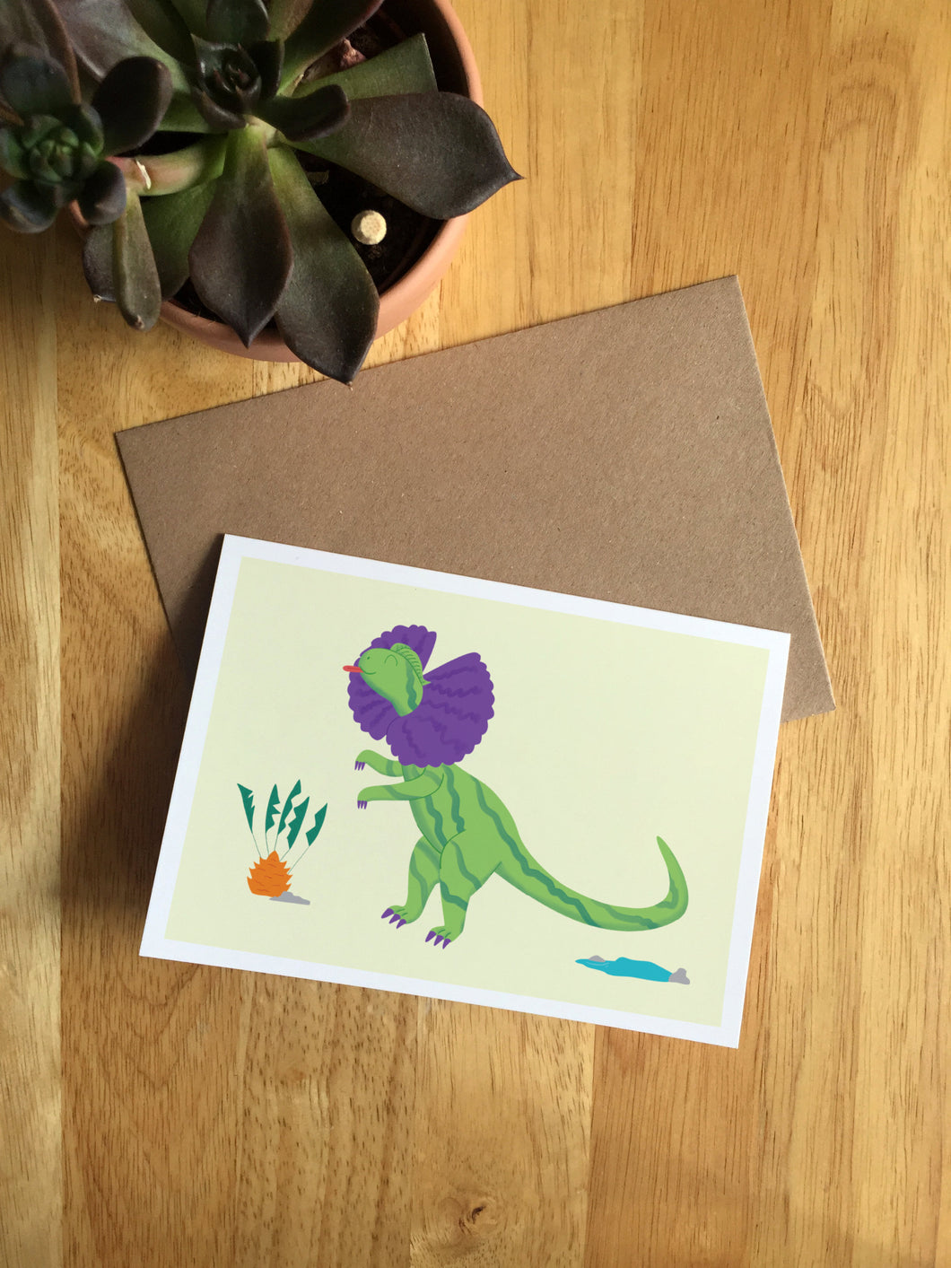 Dilophosaurus - Greeting Card