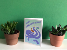Load image into Gallery viewer, Have a Kraken Birthday | Mythology greeting card
