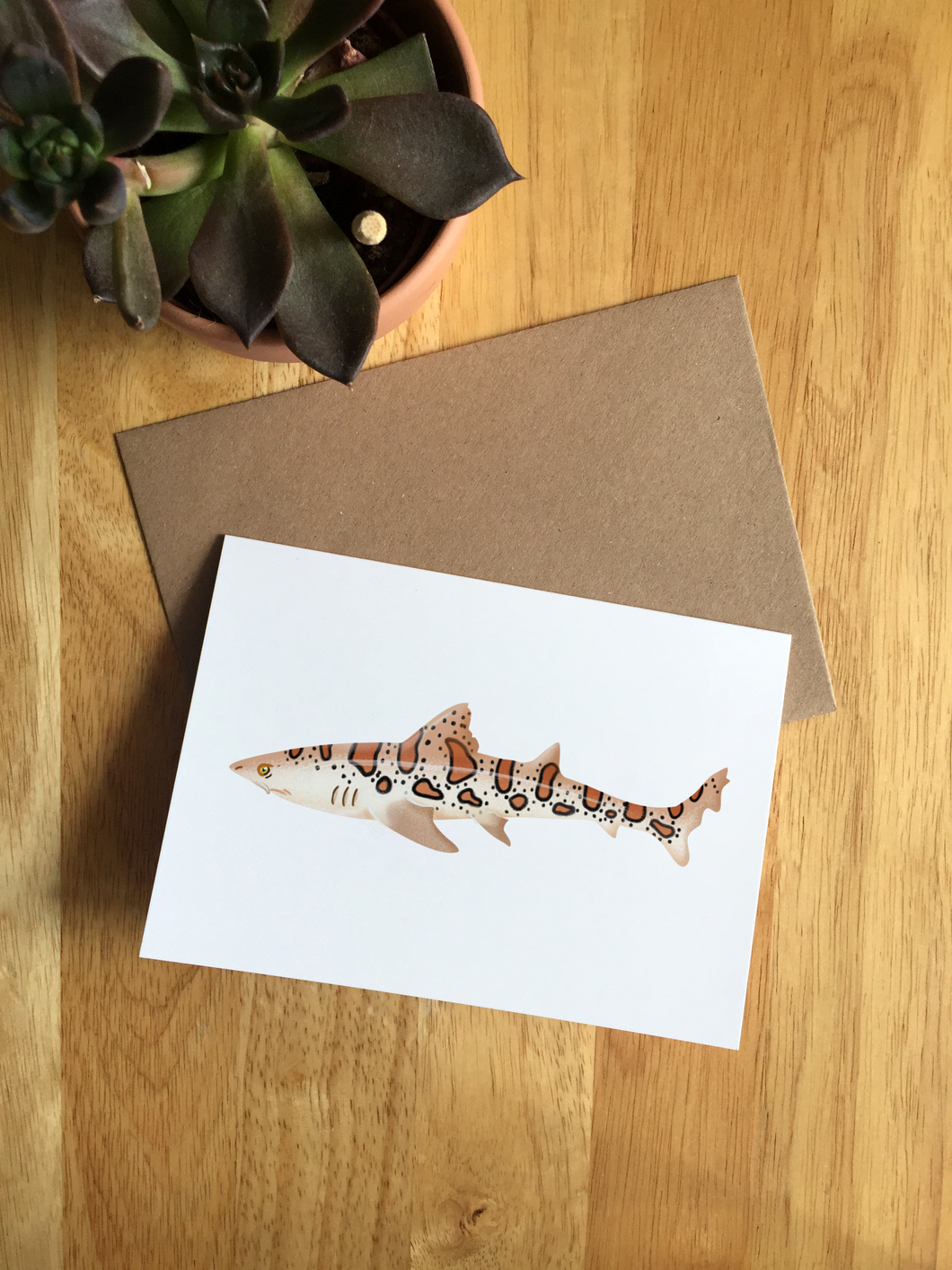 Leopard Shark | Houndshark - Greeting Card