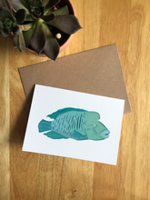 Load image into Gallery viewer, Napoleon fish Humphead Wrasse - Greeting Card
