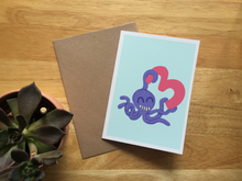 Load image into Gallery viewer, Octopus 3rd birthday card
