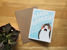 Load image into Gallery viewer, Porg birthday Card
