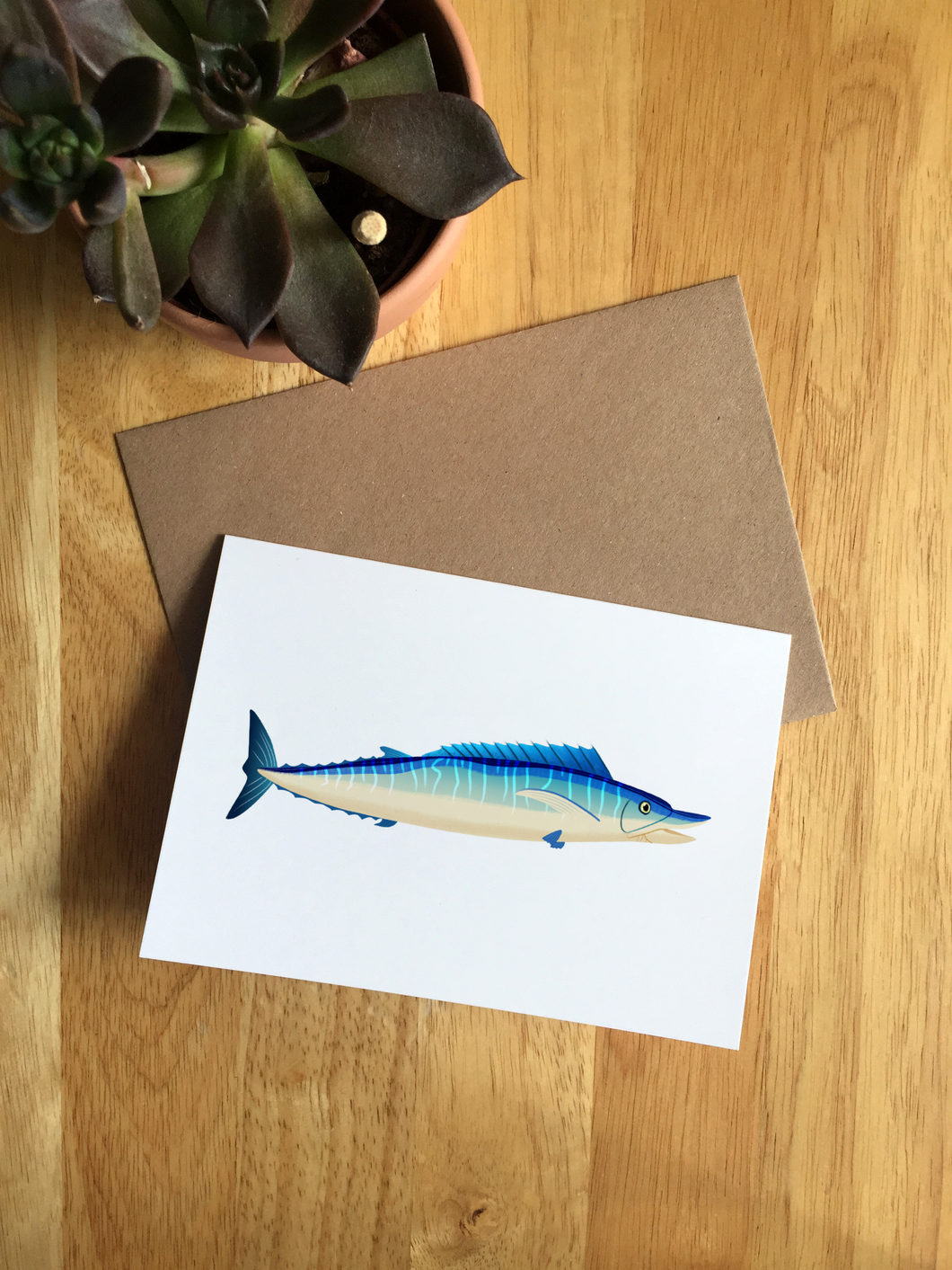 Wahoo fish - Greeting Card